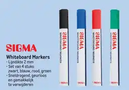 Makro Sigma Whiteboard Markers aanbieding