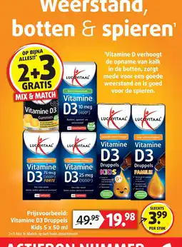 Lucovitaal Lucovitaal Vitamine D3 aanbieding