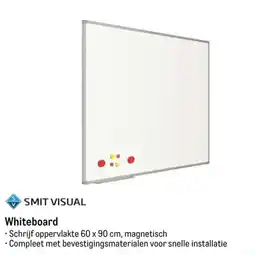 Makro Smit Visual Whiteboard aanbieding