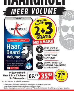 Lucovitaal Lucovitaal Haar & Baard Volume aanbieding