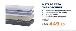 TotaalBED Matras Zeta Traagschuim aanbieding