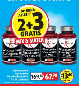 Lucovitaal Lucovitaal Glucosamine Chondroïtine & MSM aanbieding