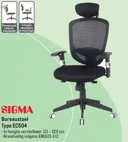 Makro Sigma Bureaustoel Type EC504 aanbieding