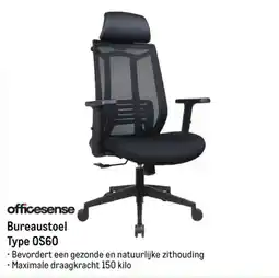 Makro Officesense Bureaustoel Type OS60 aanbieding