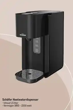 Makro Schäfer Heetwaterdispenser aanbieding