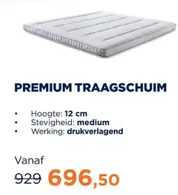 TotaalBED premium traagschuim aanbieding