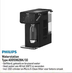 Makro Philips Waterstation Type ADD5962BK/10 aanbieding