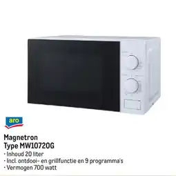 Makro Aro Magnetron Type MW10720G aanbieding