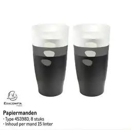 Makro Exacompta Papiermanden aanbieding