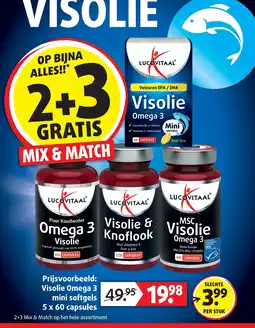 Lucovitaal Lucovitaal Visolie Omega 3 aanbieding