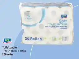 Makro Aro Toiletpapier aanbieding