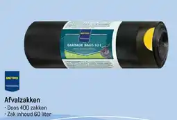 Makro Metro Afvalzakken aanbieding