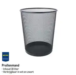 Makro Metro Prullenmand aanbieding