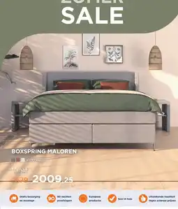 TotaalBED Boxspring maloren aanbieding
