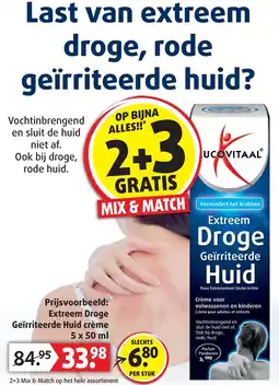 Lucovitaal Lucovitaal Extreem Droge Geïrriteerde Huid crème aanbieding