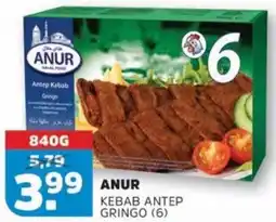 Sahan Supermarkten Anur kebab antep gringo aanbieding