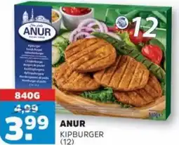 Sahan Supermarkten Anur kipburger aanbieding