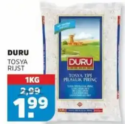 Sahan Supermarkten Duru tosya rijst aanbieding