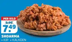 Sahan Supermarkten Shoarma aanbieding