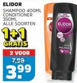 Sahan Supermarkten Elidor shampoo en conditioner aanbieding