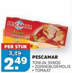 Sahan Supermarkten Pescamar tonijn aanbieding