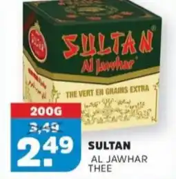 Sahan Supermarkten Sultan al jawhar thee aanbieding