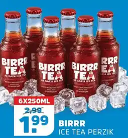 Sahan Supermarkten Birrr ice tea perzik aanbieding