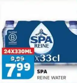 Sahan Supermarkten Spa reine water aanbieding