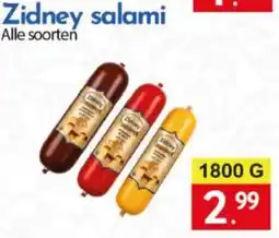 Tanger Markt Zidney salami aanbieding