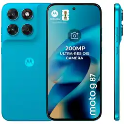 MediaMarkt MOTOROLA moto G87 - 256 GB Blue Atoll aanbieding