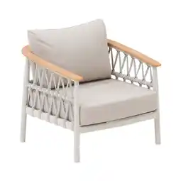 Van Cranenbroek Stoel Coltano creme met kussens aanbieding