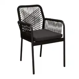 Van Cranenbroek Stoel stapel Marone Zwart met kussens aanbieding