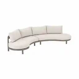 Van Cranenbroek Loungeset Vada coffee met kussens aanbieding