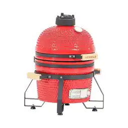 Van Cranenbroek Barbecue Kamado 15 inch POCO rood aanbieding
