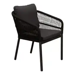 Van Cranenbroek Stoel stapel Barzio zwart met kussens aanbieding