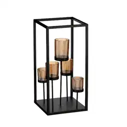 Van Cranenbroek Kaarshouder Lomond goud 20 x 20 x 42 cm aanbieding