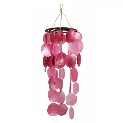 Van Cranenbroek Hanger capiz roze 28 x 28 x 70 cm aanbieding
