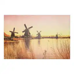 Van Cranenbroek Buitenschilderij 90 x 60 cm molens aanbieding