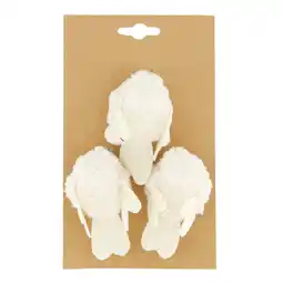 Van Cranenbroek Vogel op clip creme 3 stuks aanbieding