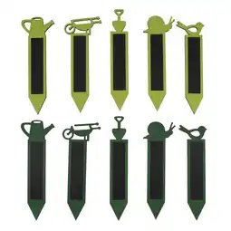 Van Cranenbroek Plantenlabel hout 21 cm 5 stuks groen, 2 assorti aanbieding