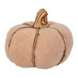 Van Cranenbroek Pompoen vilt beige 17 cm aanbieding