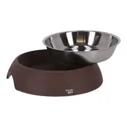 Van Cranenbroek Voerbak bamboo olijf 600ml aanbieding