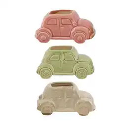 Van Cranenbroek Keramiek auto 18 x 10 x 9 cm 3 assorti aanbieding