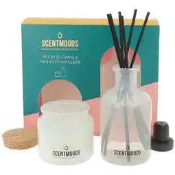 Van Cranenbroek Giftset La Vie kaars & geurstokjes ScentMoods aanbieding