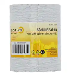 Van Cranenbroek Schuurpapier rol verf 115 mm x 5 m x K60 aanbieding