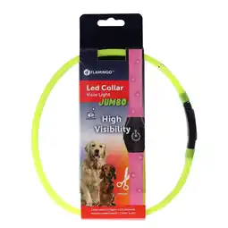 Van Cranenbroek Halsband visio LED jumbo 7mm geel aanbieding
