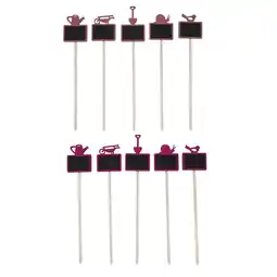 Van Cranenbroek Plantenlabel figuur 48 cm 5 stuks roze, 2 assorti aanbieding
