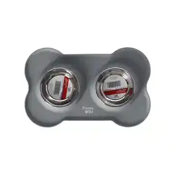 Van Cranenbroek Voerbak duo RVS + mat 2x200ml aanbieding