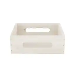 Van Cranenbroek Dienblad hout 18 x 18 x 6 cm white aanbieding