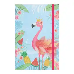 Van Cranenbroek Notebook flamingo 21 x 14 cm aanbieding